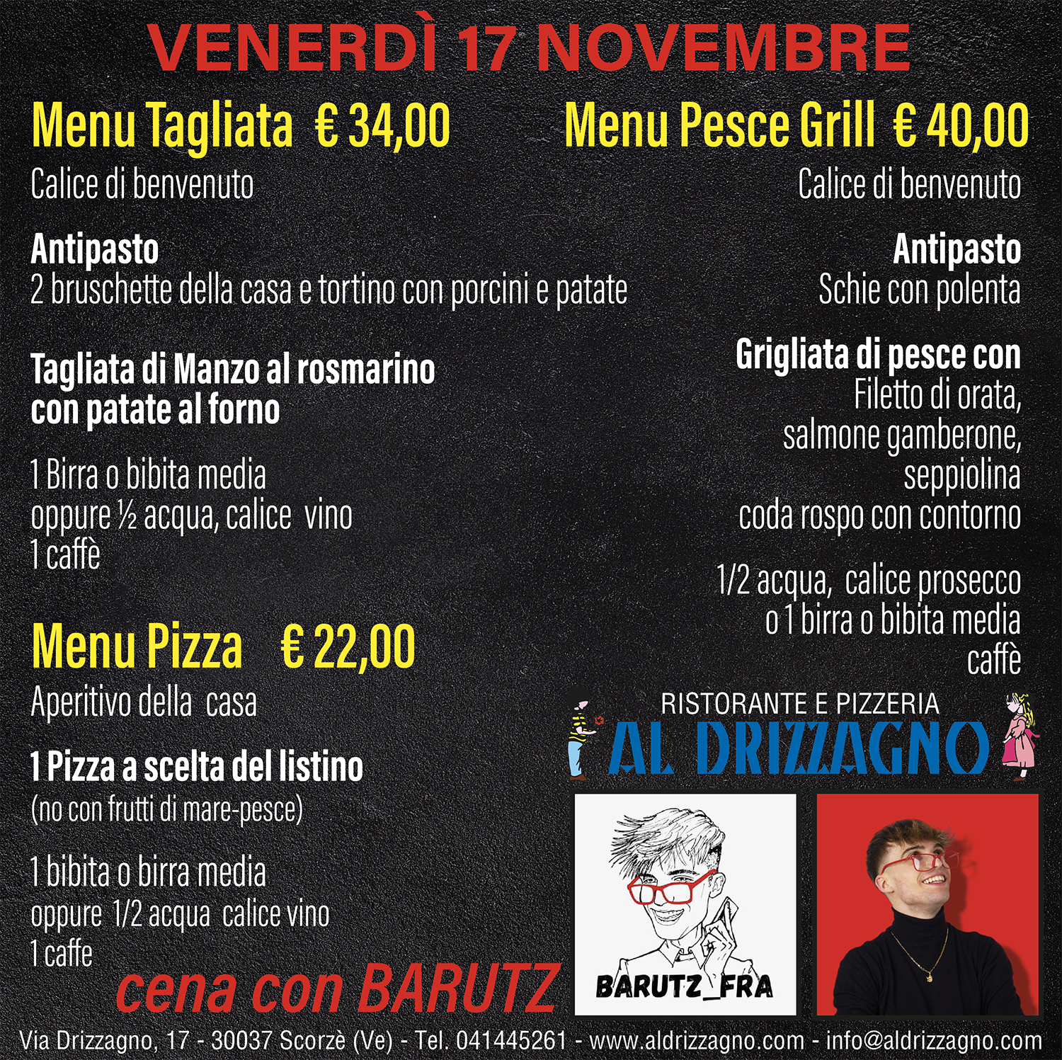 Cena con Barutz