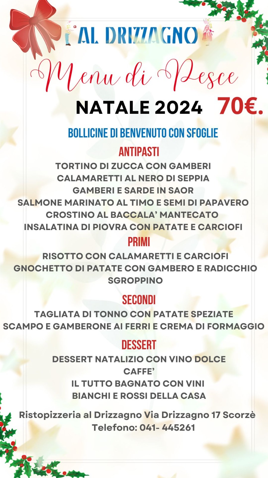 Natale 2024 Carne o Pesce?